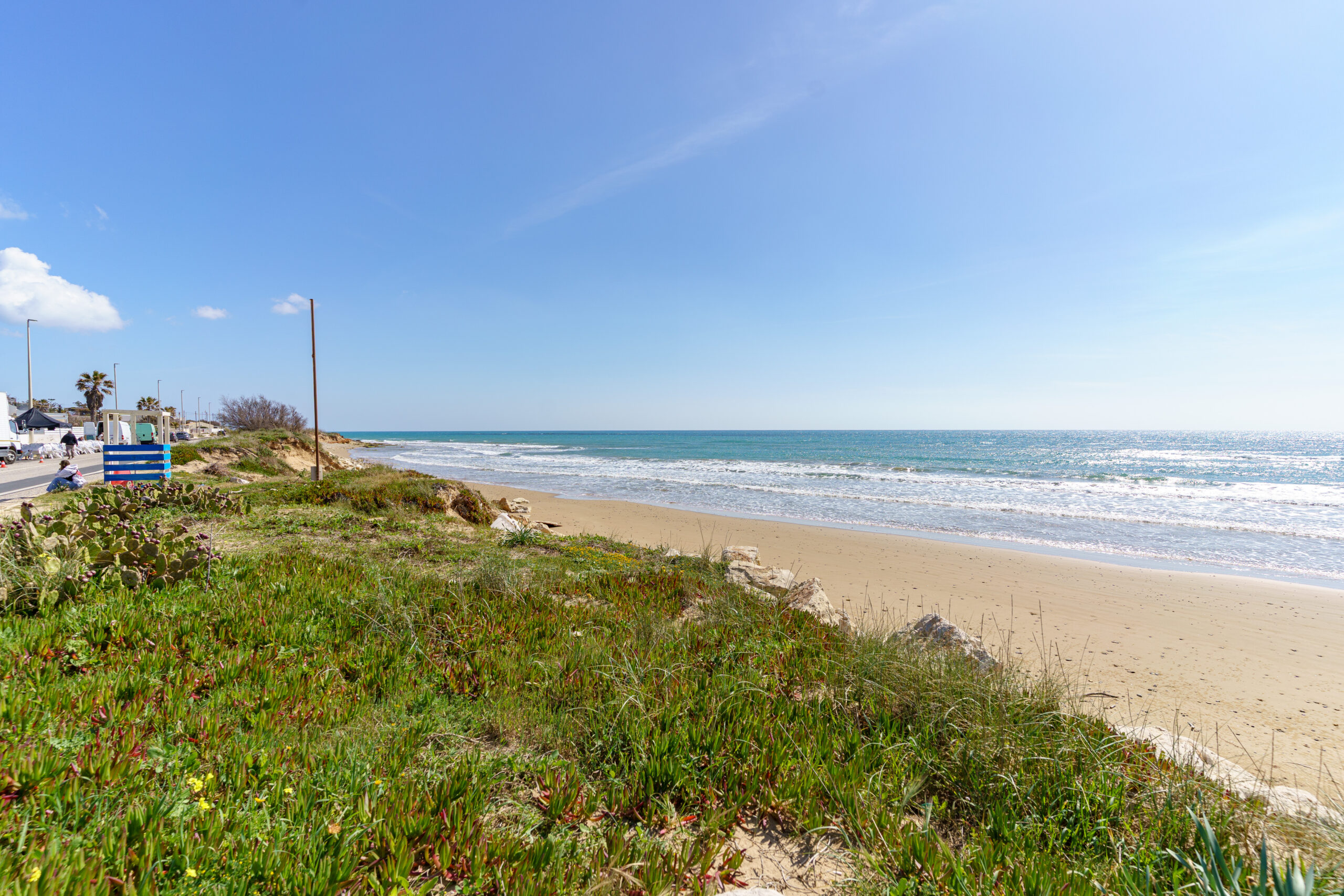 Spiaggia e mare vicino alla casa vacanze BlueWindowHome